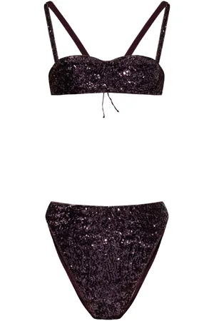 Oseree Bikini a vita alta con paillettes