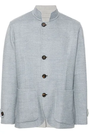 ELEVENTY Blazer con motivo spigato
