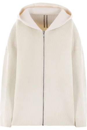 Rick Owens Cardigan lungo con cappuccio