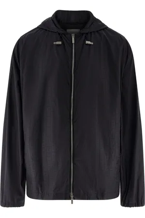 Salvatore Ferragamo Impermeabile con motivo Gancini jacquard