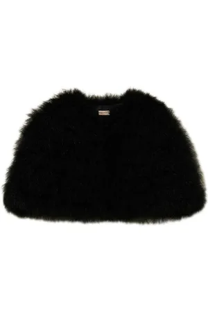 Twin-Set Mantella con piume