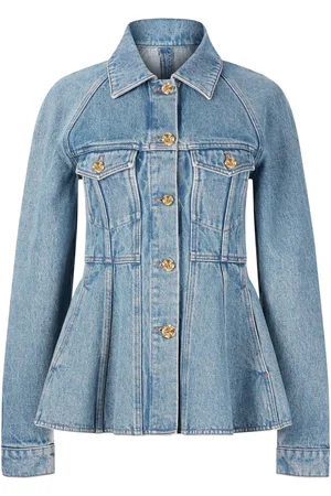 Nina Ricci Giacca denim con peplum