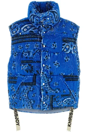 Khrisjoy Gilet imbottito con stampa paisley