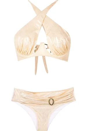 AMIR SLAMA Set bikini con scollo all
