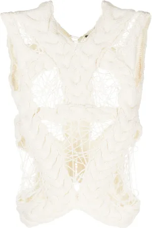 Alexander McQueen Blusa a inserti anni 2010
