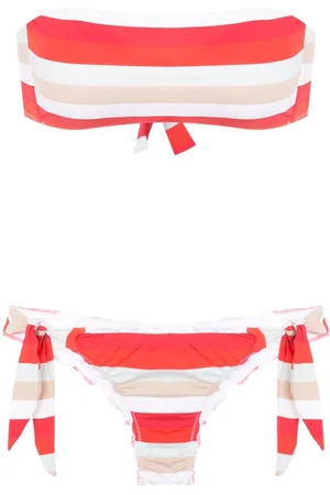 AMIR SLAMA Set bikini a righe