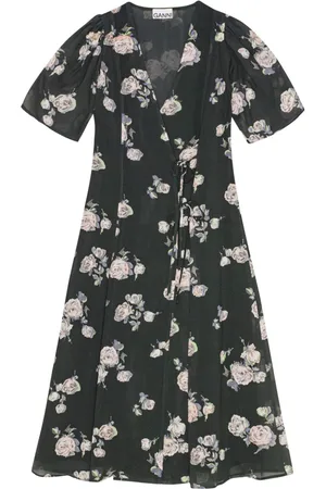 Ganni Abito midi a fiori