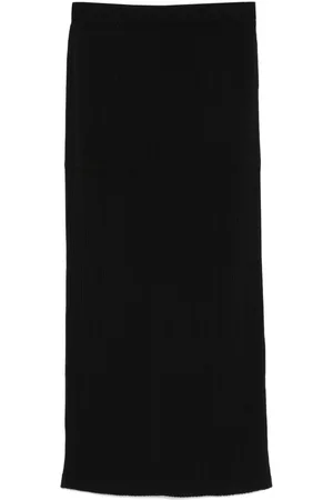 Issey Miyake Gonna midi Hatching Bottoms