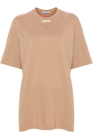 Prada T-shirt con logo a triangolo