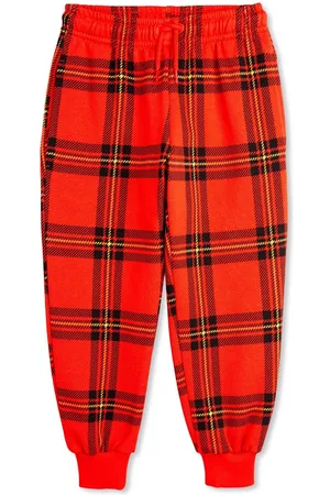 Mini Rodini Pantaloni sportivi a quadri