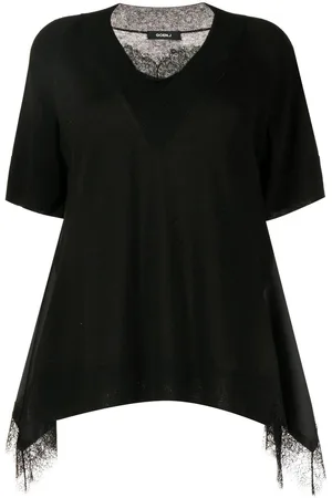 GOEN.J T-shirt con scollo a V