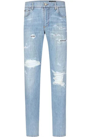 Dolce & Gabbana Jeans slim con placca logo