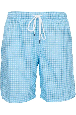 FEDELI Costume da bagno con stampa geometrica e coulisse in vita