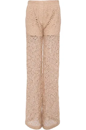 Elie saab Pantaloni in macram??
