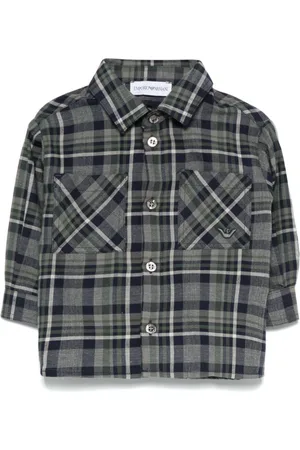 Emporio Armani Camicia con motivo tartan