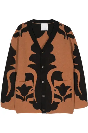 Nanushka Cardigan Boan con motivo jacquard