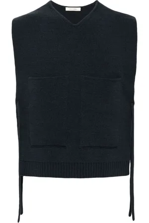 CRAIG GREEN Gilet in maglia con scollo a V