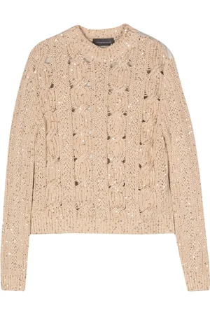 LORENA ANTONIAZZI Maglione con paillettes