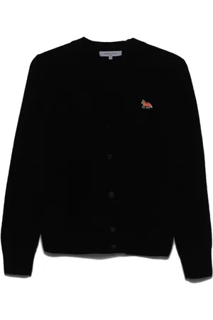 Maison Kitsuné Cardigan Baby Fox con applicazione