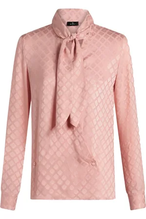 Etro Camicia jacquard con dettaglio foulard