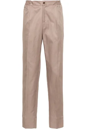 Kiton Pantaloni affusolati con vita elasticizzata