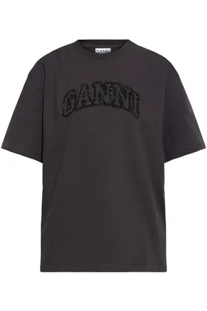 Ganni T-shirt con ricamo