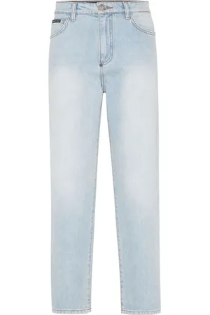 Philipp Plein Jeans a gamba ampia
