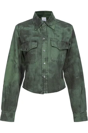 Pinko Camicia denim a pois