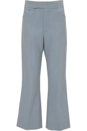 Victoria Beckham Pantaloni crop svasati