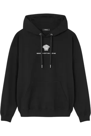 VERSACE Felpa con cappuccio e ricamo Medusa Milano