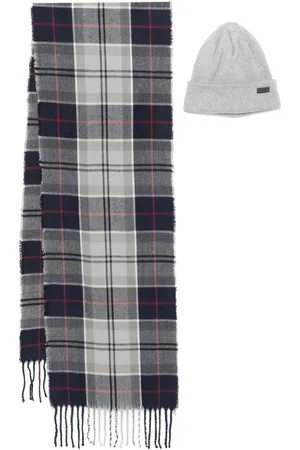 Barbour Set sciarpa e berretto Galingale