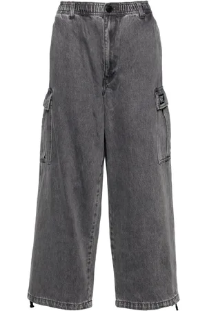Izzue Jeans cargo a gamba ampia
