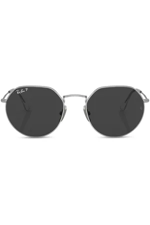Ray-Ban Occhiali da sole Jack Titanium geometrici
