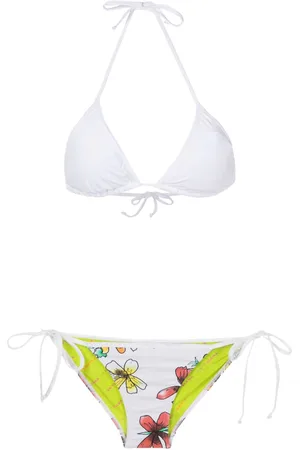 AMIR SLAMA Set bikini a fiori