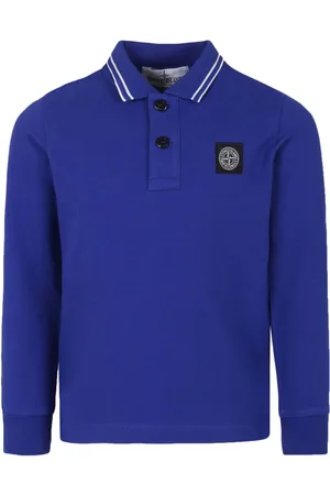 Stone Island Polo con applicazione Compass