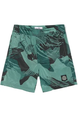 Stone Island Costume da bagno con motivo Compass