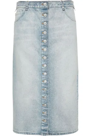 Courrèges Gonna midi denim