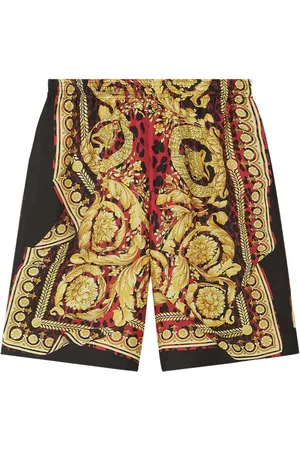 VERSACE Shorts Wild Barocco in seta