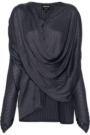 Giorgio Armani Blusa con scollo a cappuccio