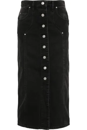 Marant Etoile Gonna midi denim Vandy