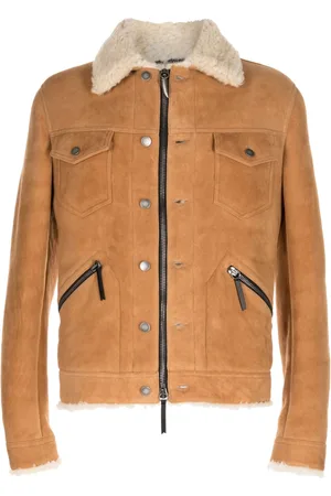 Giuseppe Zanotti Giacca con colletto shearling
