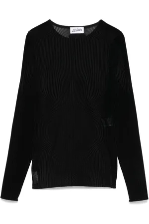 Jean Paul Gaultier Top The Morphing Pinstripes