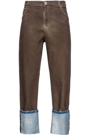 Pinko Jeans Soprano dritti con risvolto