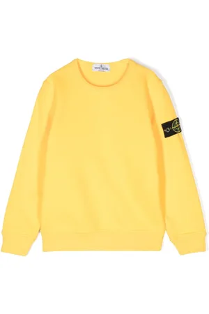 Stone Island Felpa con applicazione Compass