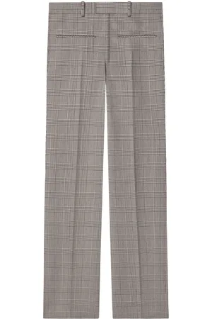 Courrèges Pantaloni dritti Principe di Galles