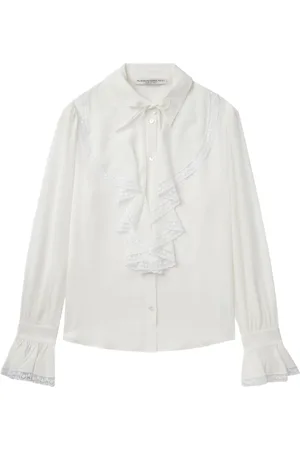 Alessandra Rich Blusa con ruches