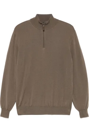 CANALI Maglione con mezza zip