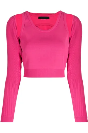 JUUN.J Top crop con dettaglio cut-out