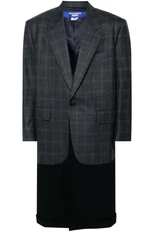JUNYA WATANABE Cappotto con inserti a contrasto