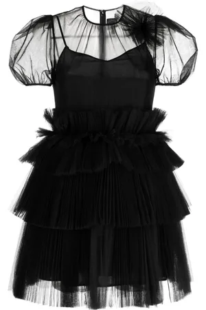 HUISHAN ZHANG Abito Telsha con tulle